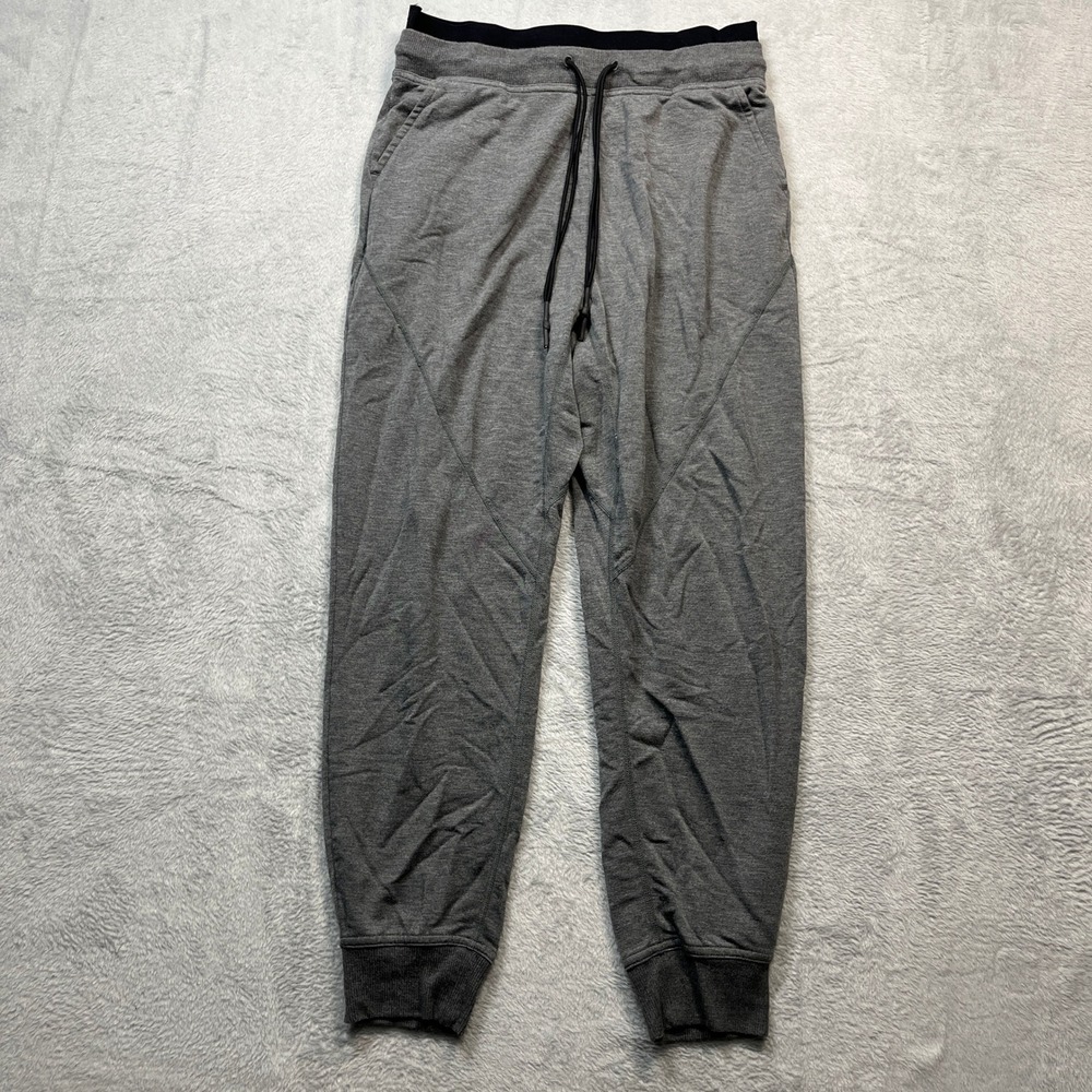 Joy Lab Jogger Pants Women Gray Heathered Tapered Athleisure Small